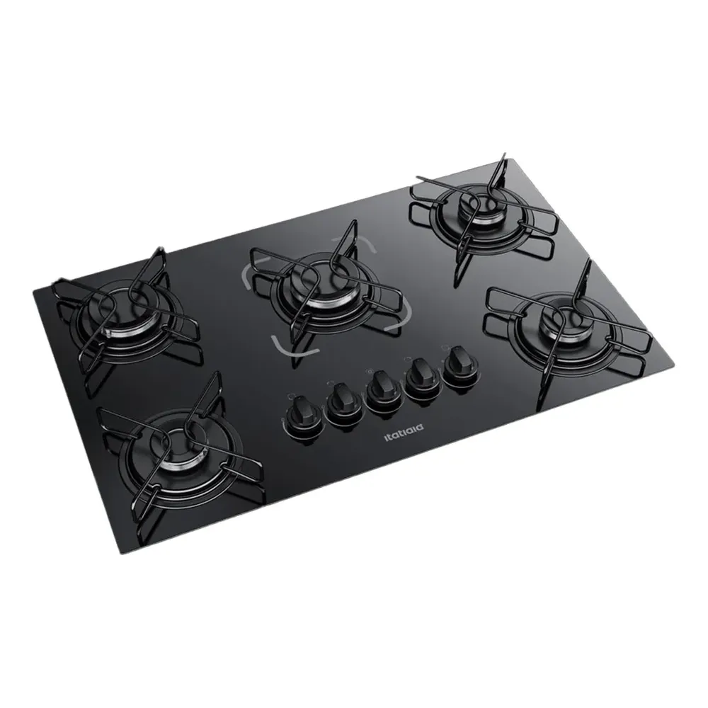 Cooktop Fogão Itatiaia Essencial 5 Bocas Bivolt Preto Preto 127/220v