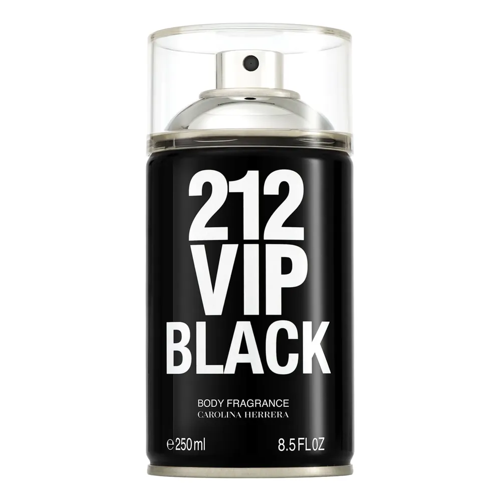 Carolina Herrera 212 Vip Men Black - Body Spray 250ml Blz Única