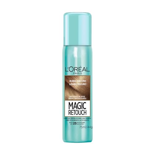Spray Retoque de Raiz Instantâneo Magic Retouch, L'Oréal Paris, Louro Escuro