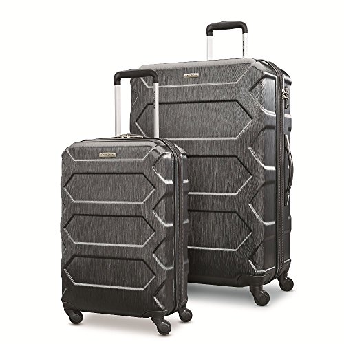 Samsonite Magnitude Lx Conjunto de 2 peças de laterais rígidas (50,8 cm/71,1 cm), apenas na Amazon, Preto, One Size,