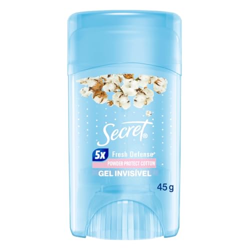 Secret Desodorante Antitranspirante em Gel Proteção de Algodão 45g