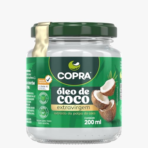Óleo de Coco Extra Virgem Copra, 200ml