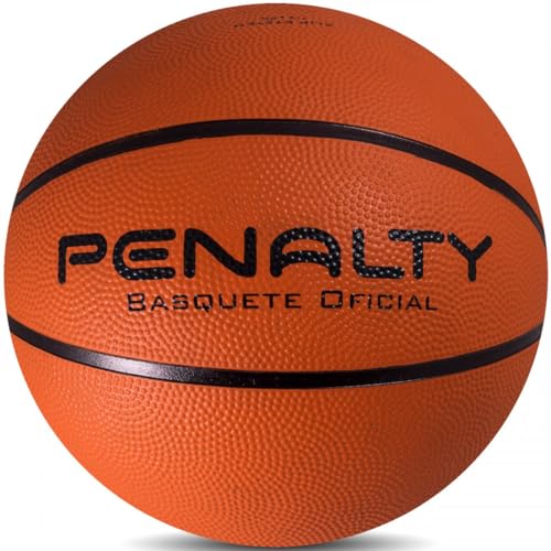 Bola de Basquete Penalty Playoff IX preto-u, Laranja e Preta, Oficial