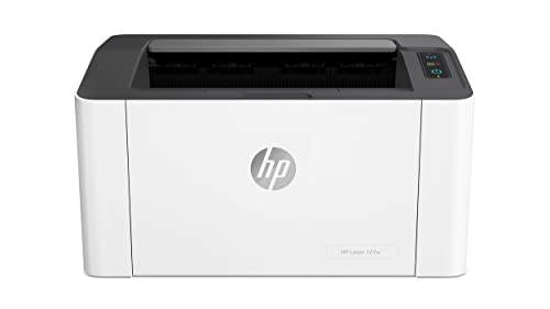 Impressora HP Laser 107a. Tecnologia de impressão Laser Impressora para Pequenas e Médias Empresas. 110V. Conectividade: USB 2.0 de alta velocidade (4ZB77A)