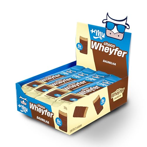 +Mu Chocowheyfer Proteico Sabor Baunilha - Display com 12 unidades - 300g