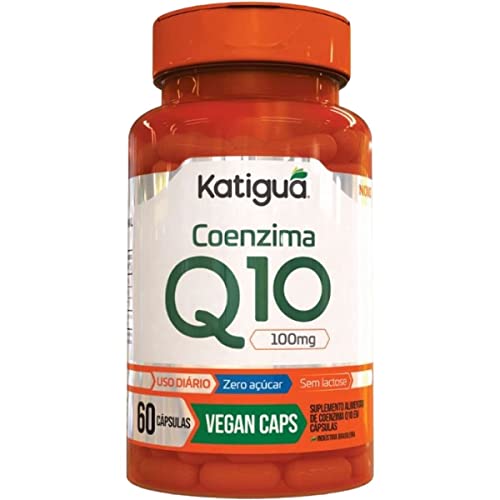 Katiguá, Coenzima Q10, Sem sabor, Vegan products, 60 Cápsulas rígidas • 30 doses, Laranja