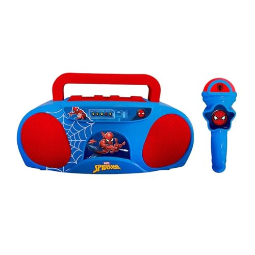 Candide, Karaokê Temático, Infantil, Homem-Aranha, Boombox Com Microfone