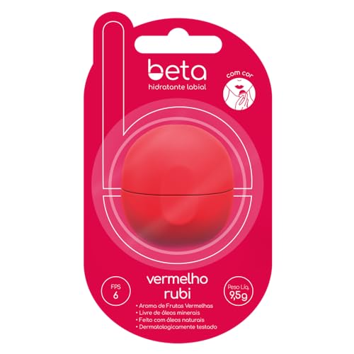 Free Beta Hidra Labial Vermelho Ru 9,5G