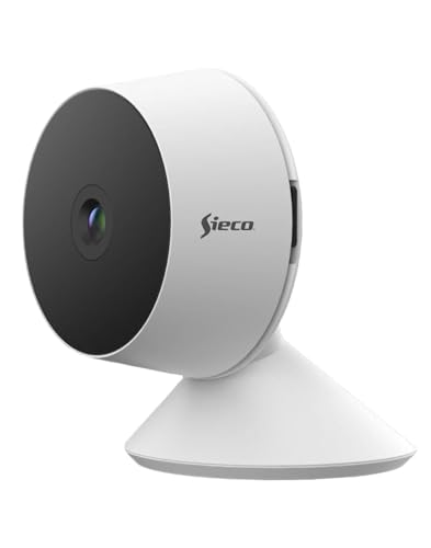 Sieco Câmera de Segurança Wi-Fi S30, 1080p Full HD, Áudio Bidirecional, Detecção de Movimento, Armazenamento até 512GB, Monitoramento Remoto - Garantia de 3 anos