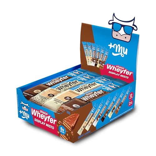 +Mu Chocowheyfer Proteico Caixa Mista - Display 12 unidades