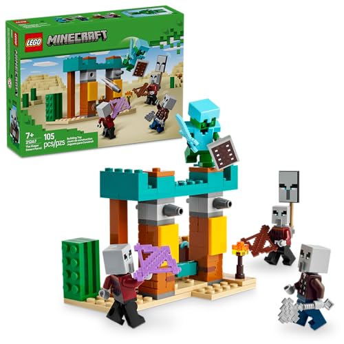 LEGO Minecraft A Patrulha de Illagers no Deserto 21267 (105 Peças)