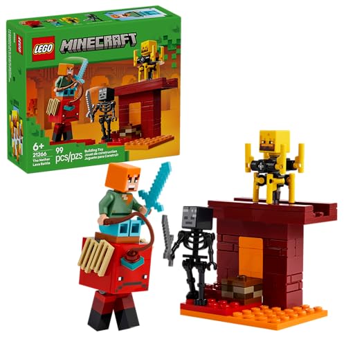 LEGO Minecraft A Batalha de Lava no Nether 21266 (99 Peças)