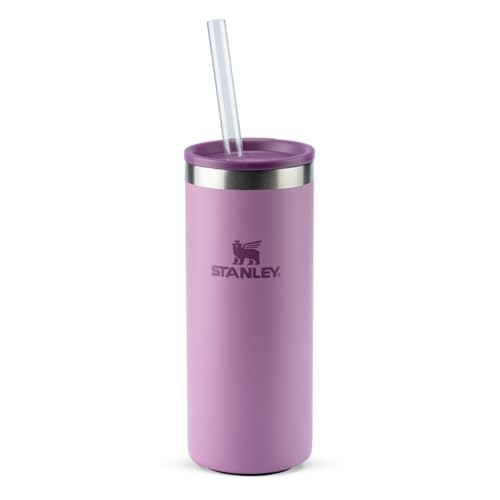 Stanley Copo Térmico Slim 3 em 1 com Tampa e Canudo Lilac 296ml