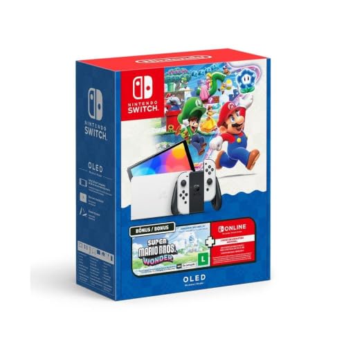 Bundle Nintendo Switch OLED + Super Mario Bros. Wonder + 3MO NOS