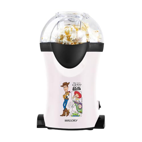 Pipoqueira Elétrica Mallory Toy Story – Pipocas Sequinhas e Sem Óleo, Bocal Expedidor, Copo Medidor para Manteiga e Pés Antiderrapantes - 127V