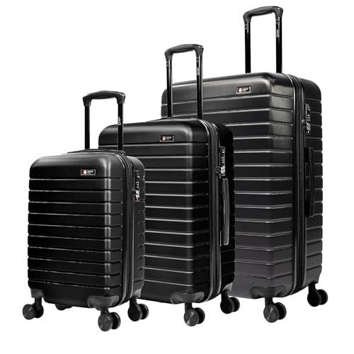 Conjunto de malas de viagem PMG Paris Swiss Move Preto