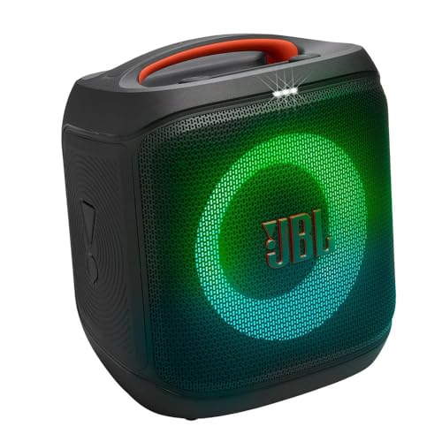 JBL, Caixa de Som, PartyBox Encore Essential 2, Show de Luzes, Bluetooth, Portátil, Resistente a Respingos, Bateria de até 15h, Pro, AI Sound Boost, 100 W RMS - Preto