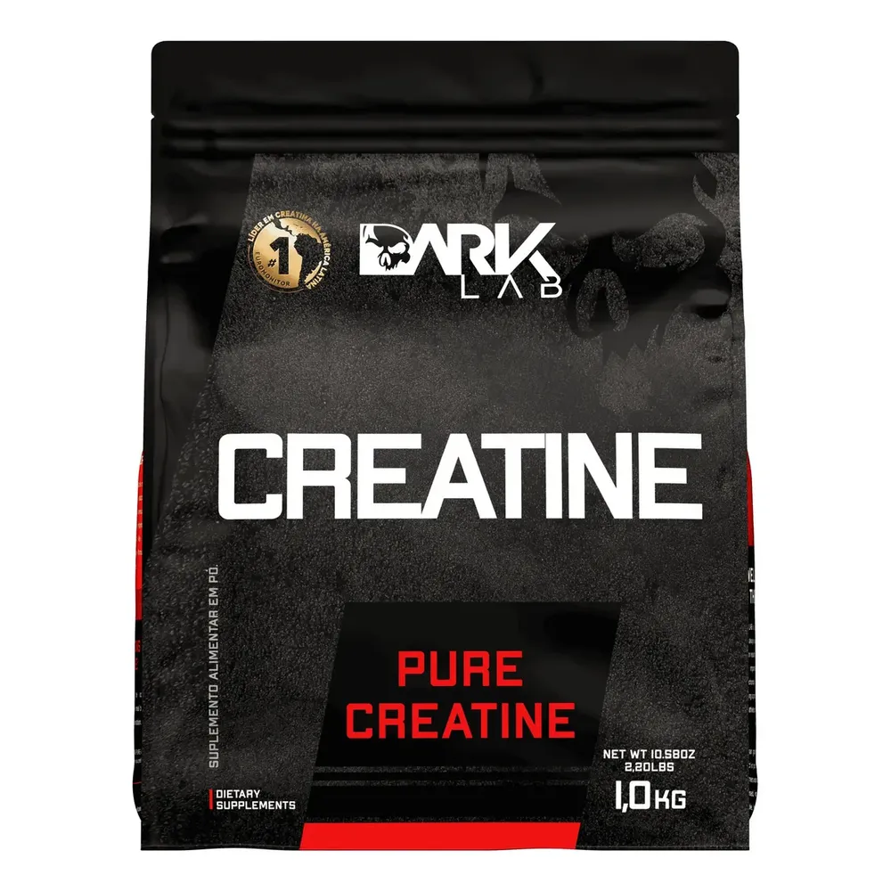 Creatina Monohidratada Pura 1kg Dark Lab Unidade Sem sabor