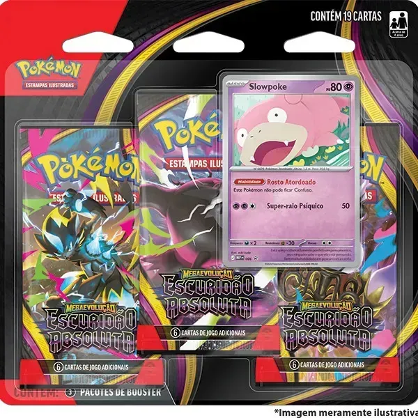 Blister Triplo Pokémon ME05 Escuridão Absoluta