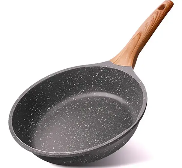 Frigideira Panela De Cerâmica Indução Magnética Ou Gás Compacta Com Cabo Ergonômico Linha Premium - MALIBU - 24cm