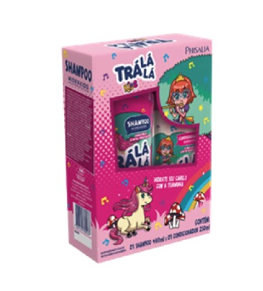 Shampoo Tralala Hidrakids 480Ml Mais Condicionador Tralala Hidrakids 250Ml