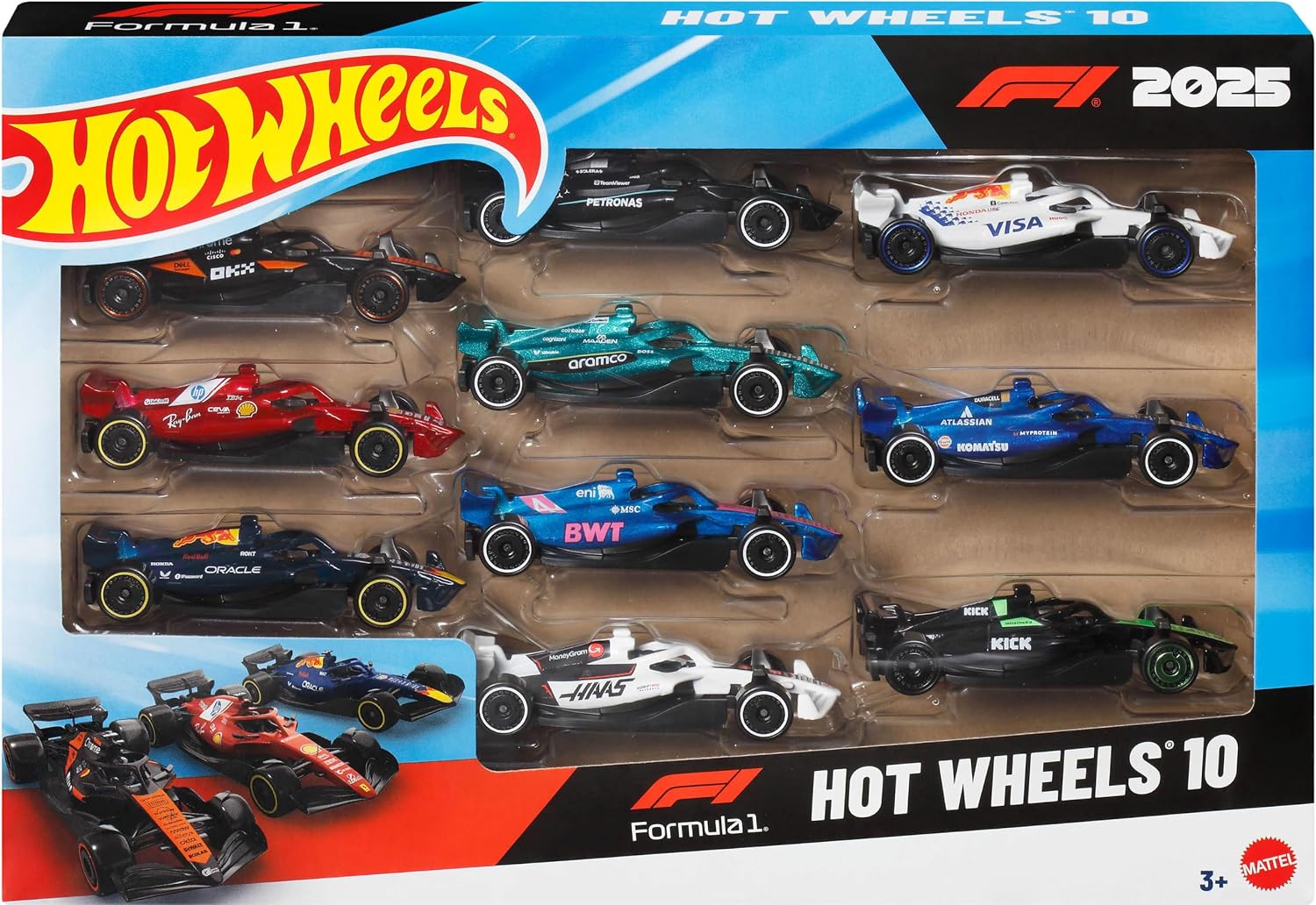 Hot Wheels Formula 1 2025 10-Pack