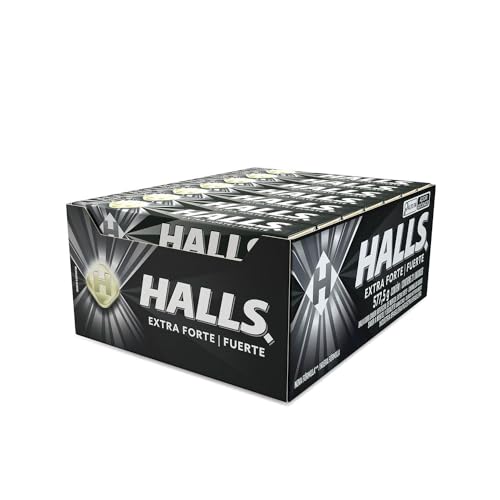 Bala Halls Extra Forte - Caixa com 21 unidades de 27,5g