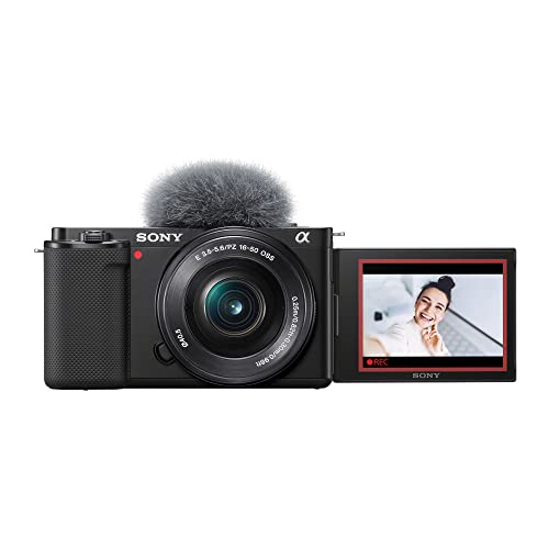 Sony Alpha ZV-E10 - Kit de câmera Vlog sem espelho com lentes intercambiáveis APS-C - Preto