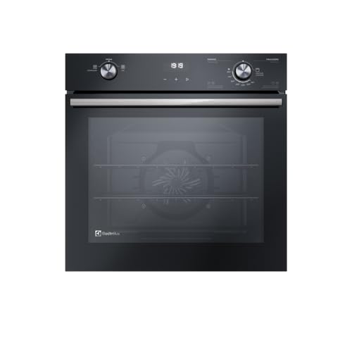 Forno de Embutir Electrolux a Gás 80L Efficient com PerfectCook360 Preto OE8GH 220v