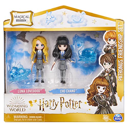 SUNNY, Harry Potter, Set Bonecos Amigos Mágicos com Patronos, Luna e Cho Chang, Wizarding World