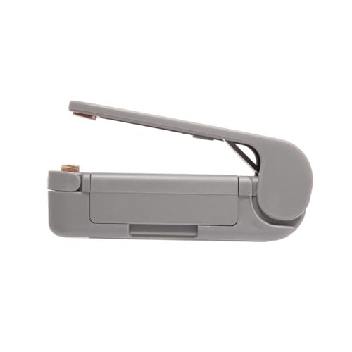 LYOR - Mini Seladora de Embalagem de Plástico Cinza 9,5cm x 3,5cm 4cm