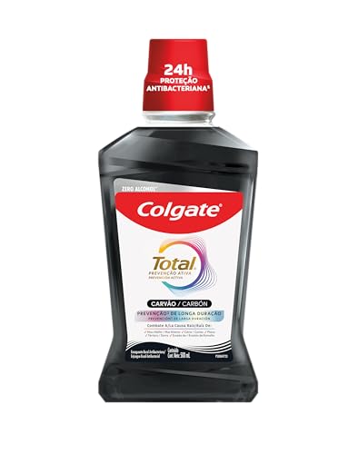 Enxaguante Bucal Multibenefício Colgate Total Carvão Ativado 500ml
