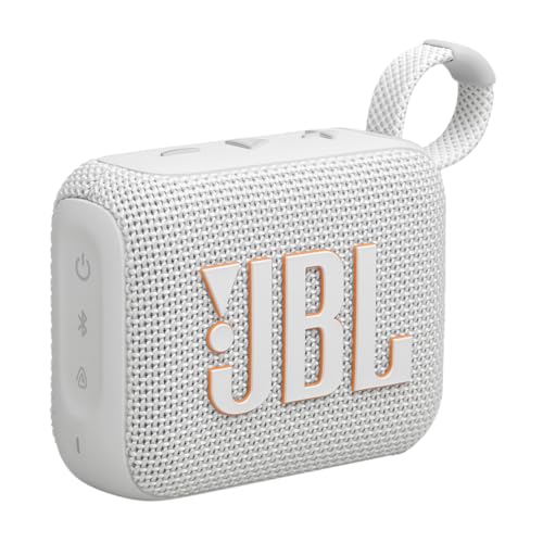 JBL, Caixa de Som, Go 4, Bluetooth, Portátil, Auracast, À Prova D\'água e Poeira - Branca