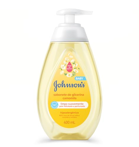 Sabonete Líquido Glicerina Camomila JOHNSON’S® Baby, 400mL
