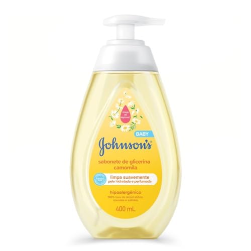 Sabonete Líquido Glicerina Camomila JOHNSON’S® Baby, 400mL