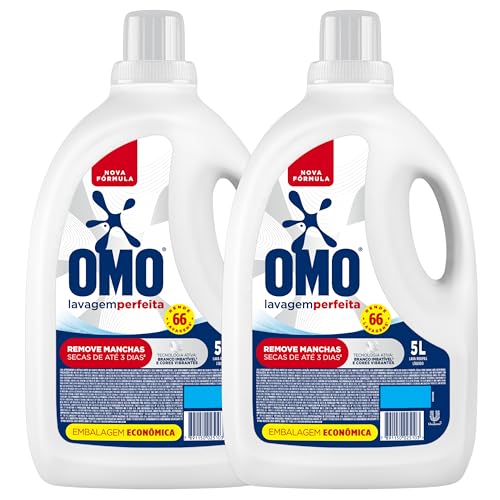 Omo Sabão Líquido 2 Unidades Lavagem Perfeita 5L