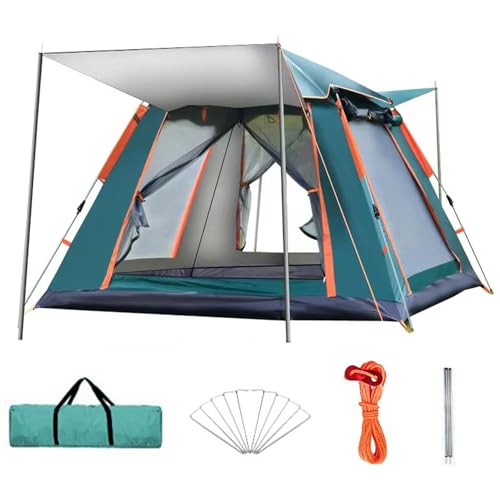 ANTUVI Barraca de Camping, Automático Fácil de Monta, para 2/3/4 Pessoas com Proteção Solar de Proteção Chuva e Vento Pode Acomodar Pequena Família