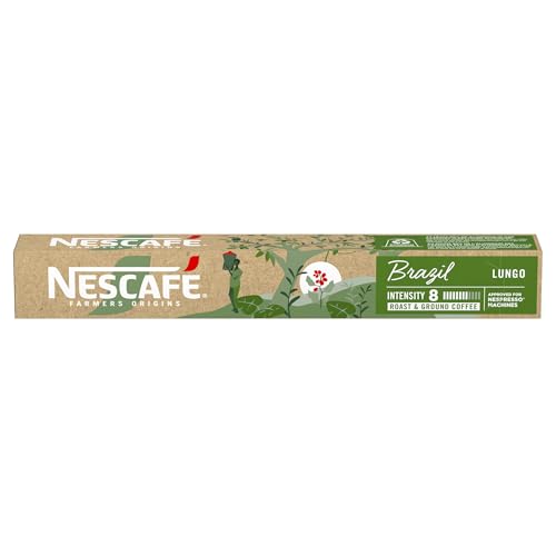 Café em Cápsula Compatível com Nespresso Nescafé Farmers Origins Brazil 10 Cápsulas