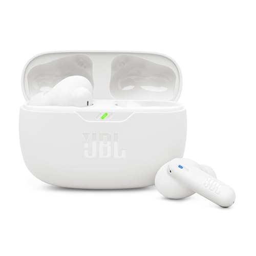 JBL, Fone de Ouvido Sem Fio, JBL, Bluetooth, Wave Beam 2, Intra Auricular, Sem Fio, Resistente À Água e Poeira - Branco