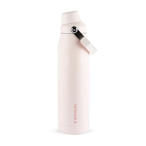 Stanley - Garrafa de Água Aerolight com Tampa Fast Flow, Garrafa Térmica a Vácuo para Bebidas Frias, Aço Inoxidável Leve, 1,1 L, Rose Quartz