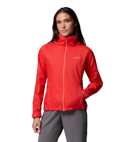 Columbia Jaqueta feminina Switchback IV, Papoula vermelha, M