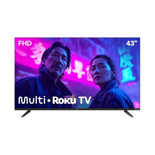 Multi Roku TV 43\" Smart DLED FHD Wi-fi 3 HDMI Alexa e Google Home
