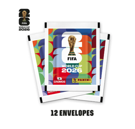 Blister Com 12 Pacotes De Figurinhas Copa Do Mundo Fifa 2026 Eua